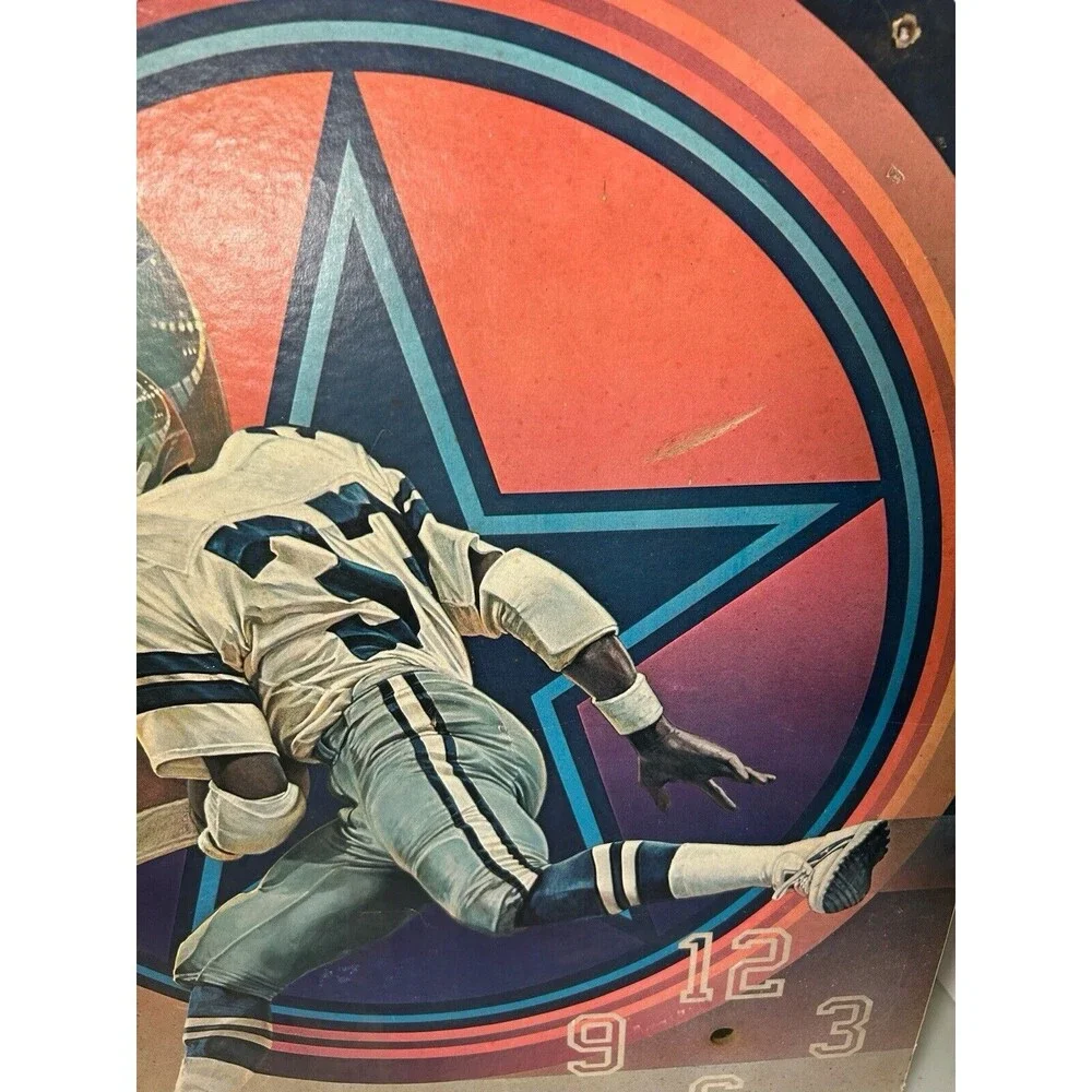 1979 DALLAS COWBOYS  NFL  WALL CLOCK  LAFAYETTE   TONY DORSETT #33
